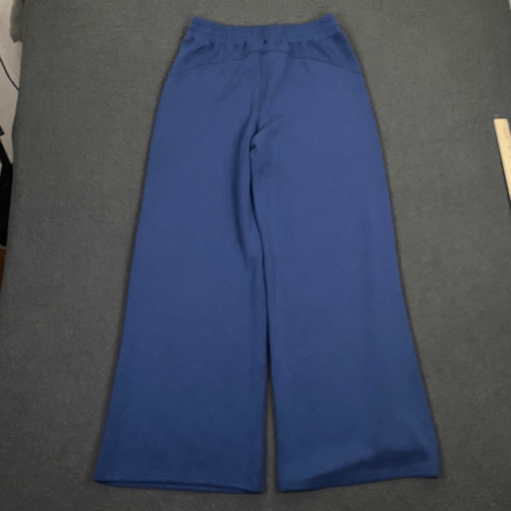 Spanx AirEssentials Pant Womens Large Blue Wide Leg Drawstring Athleisure - Picture 6 of 10